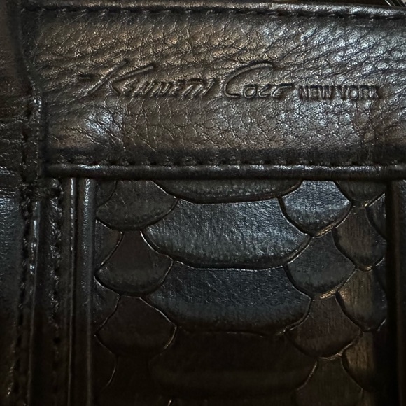 Kenneth Cole Black Textured Purse - Picture 1 of 7